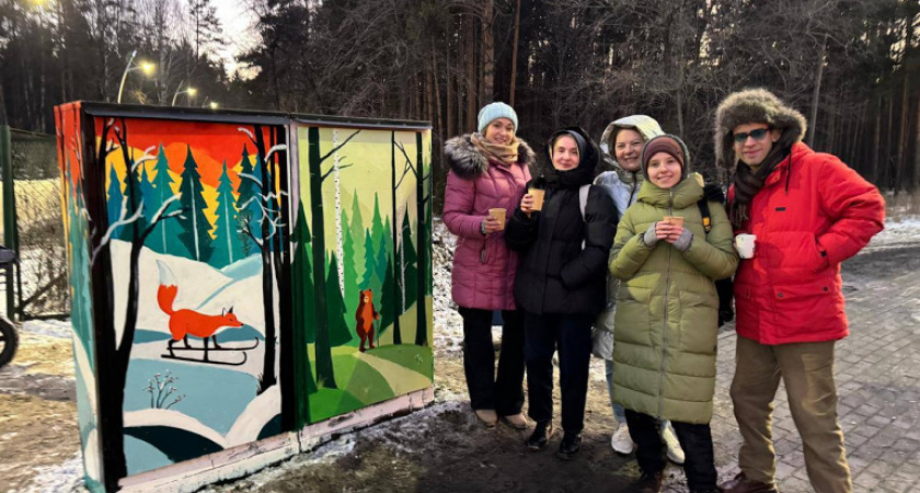 Художники украсили ещё один электрошкаф в Челябинске