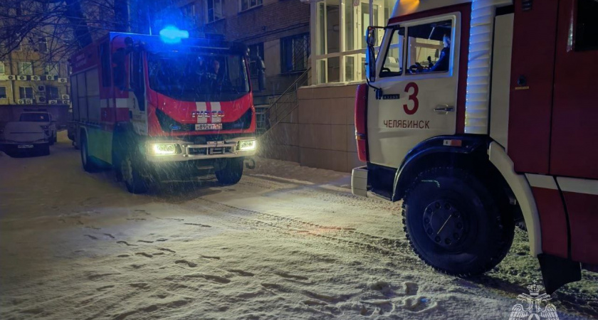 В Челябинске произошел пожар из-за матраса