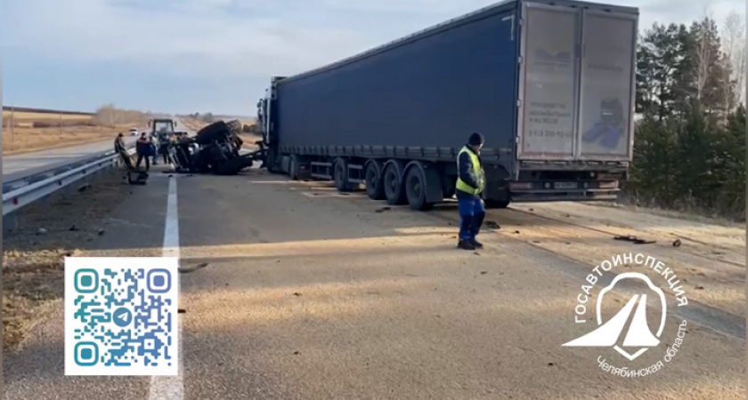 Из-за жуткой аварии в Челябинской области перекрыли дорогу