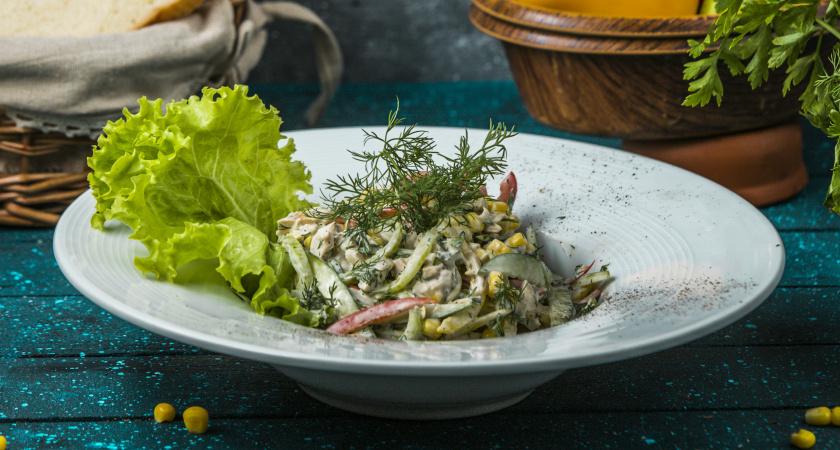 Салат «Бахор» на Новый год — свежий, сытный и сочный — встречаем 2026-й без надоевшей скучной «Шубы» на столе