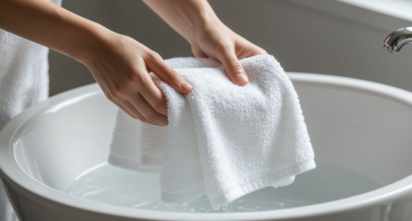 Вываривание полотенец в прошлом: две ложки на таз - станут как новые