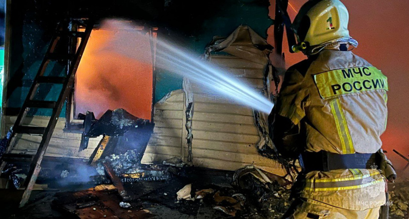 В Челябинске мужчина погиб при пожаре в садовом товариществе