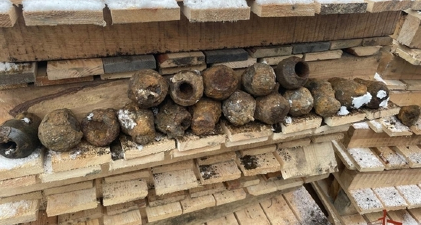 В Челябинске во время стройки нашли гранаты