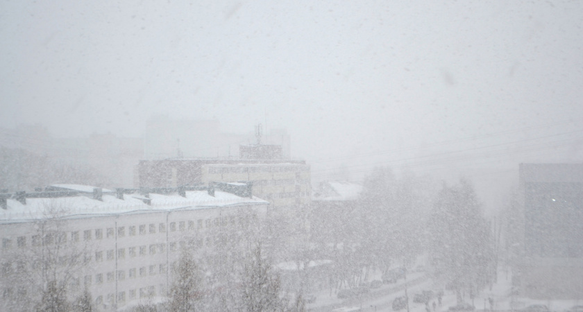 В понедельник ночью в Челябинской области ожидается сильный снег