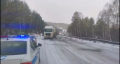 В Челябинской области для грузовиков и автобусов закрыли участок трассы М-5