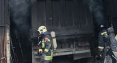 В Челябинской области сгорел грузовик