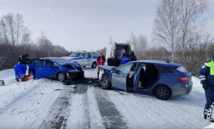 В Еткульском районе лобовое столкновение унесло жизнь пассажирки